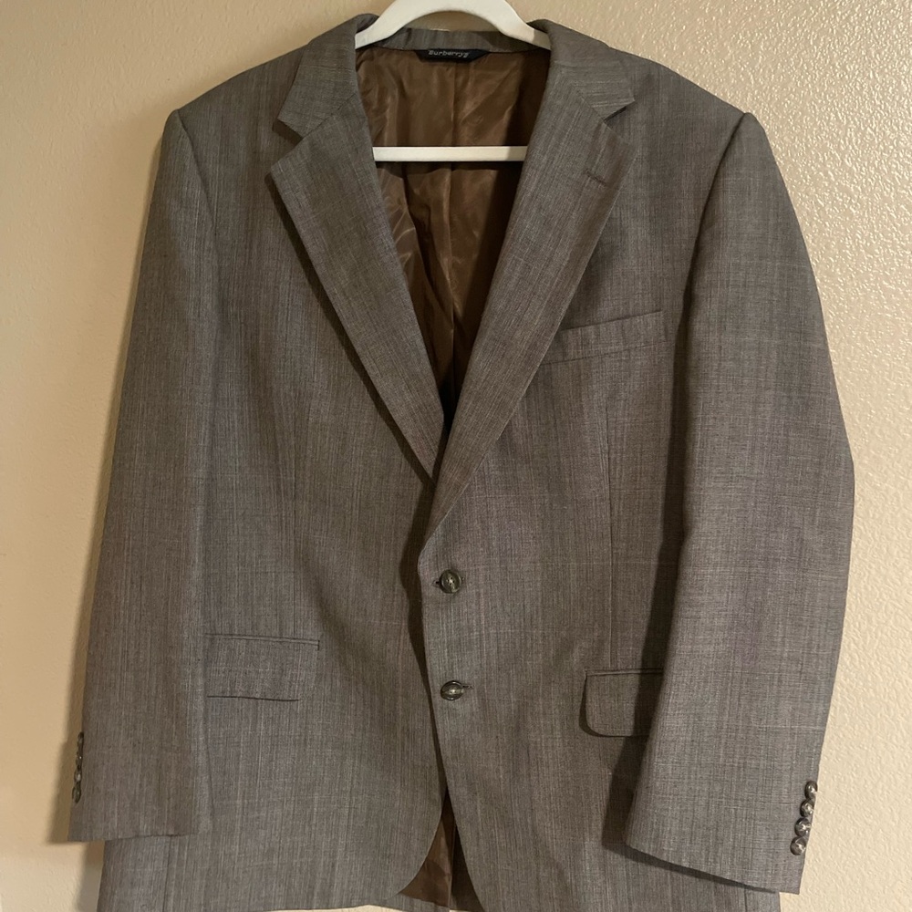 Burberry Gray Men's Blazer